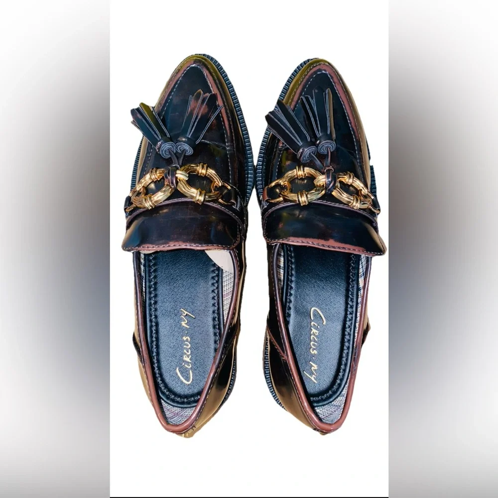 Circus by Sam Edelman Nichola
Chestnut Brush and Gold Slip-On Tassel Loafers - Picture 4 of 8